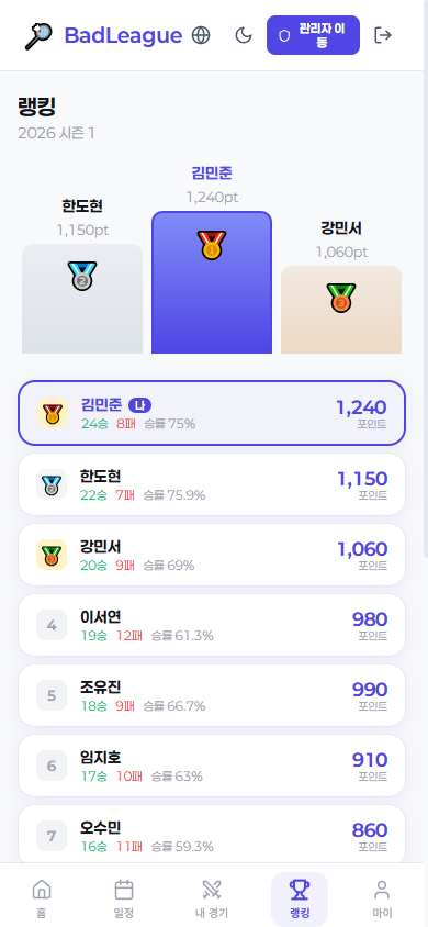 BadLeague mockup 4